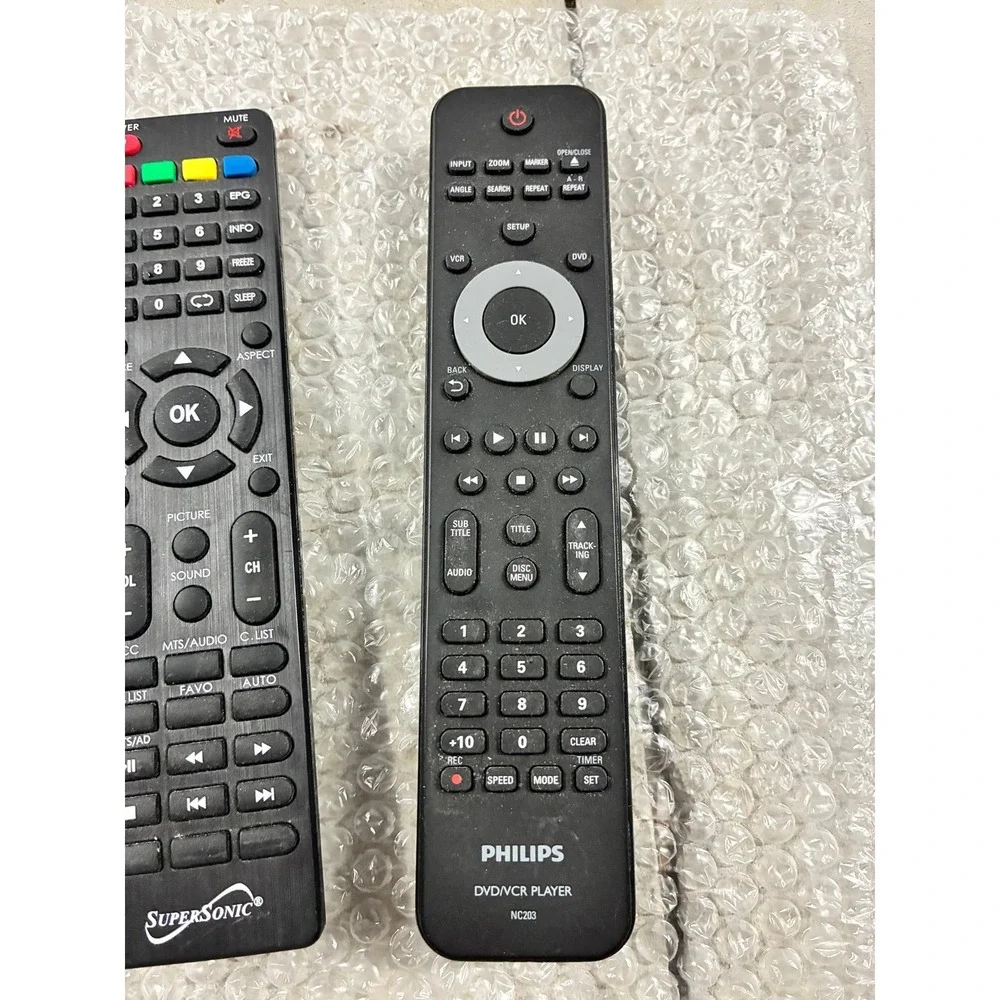 Mitsubishi, Philips, & SuperSonic Remote Control Bundle - 3 Remotes